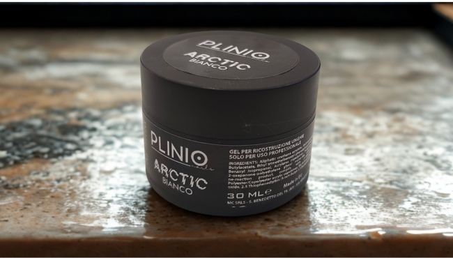 Plinio Arctic | Gel Monofasico Bianco senza sviluppo di Calore per Ricostruzione Unghie da 30ml